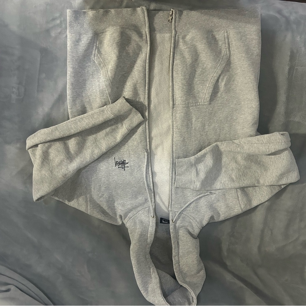 Gray Hoodie by “Stussy”